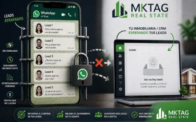 Cómo evitar que los leads se queden en el WhatsApp del asesor (y no en tu inmobiliaria)