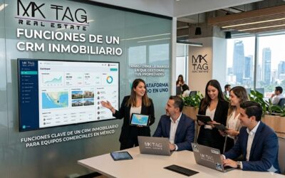Funciones clave de un CRM inmobiliario para equipos comerciales en México