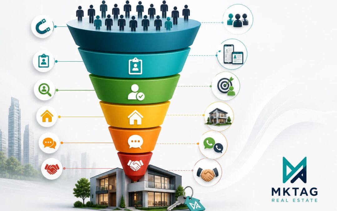 Flujo ideal de seguimiento comercial inmobiliario paso a paso